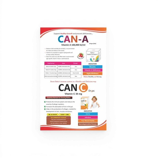 Printed pharma card, a common leave-behind format