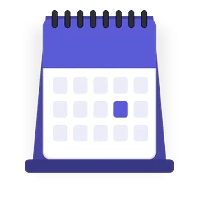 Branded pharma table calendar for a doctor’s desk
