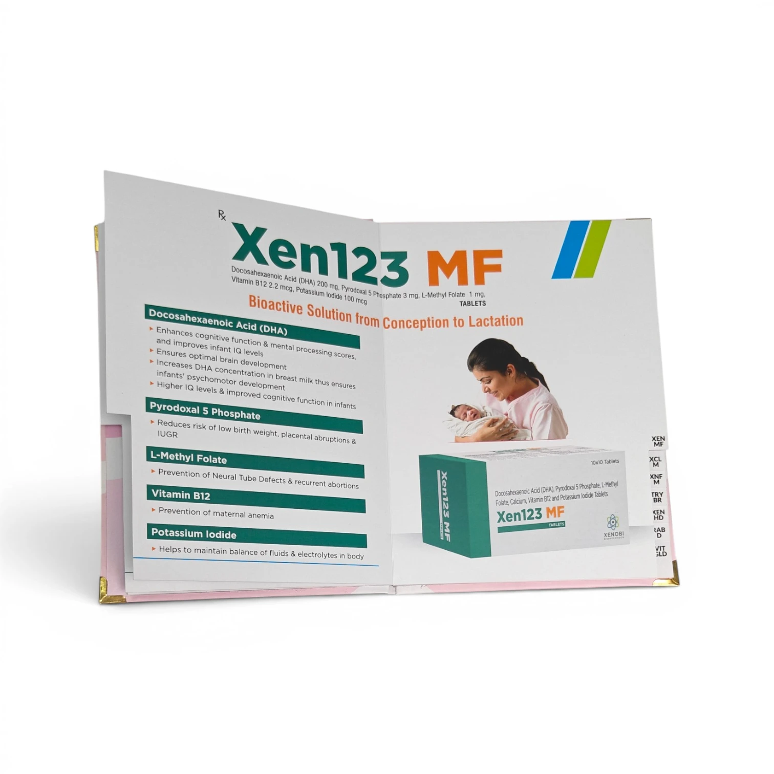 Matt finish visual aid printing sample book