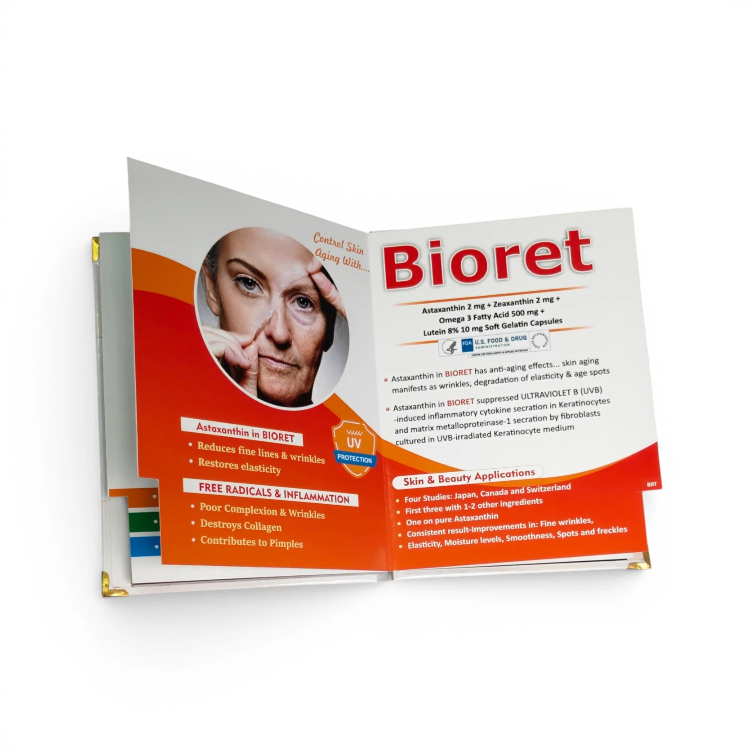 Velvet finish pharma visual aid book sample