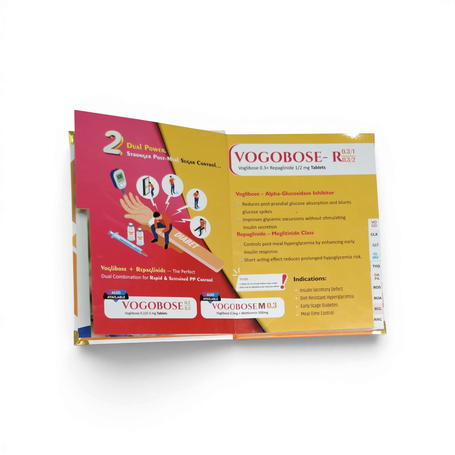 Premium pharma visual aid design sample with laminated finish by RX Design Hub Lucknow